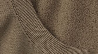 A FABRIC SWATCH OF SKIMS FLEECE LOUNGE