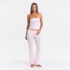 COTTON JERSEY FOLDOVER PANT | CHERRY BLOSSOM ON A MODEL FRONT VIEW @ | FOCUS: 0.0, 1.0, 0.9