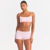 EVERYDAY COTTON SCOOP BRALETTE | PEONY ON A MODEL SIDE VIEW @ | FOCUS: 0.0, 1.0, 0.9