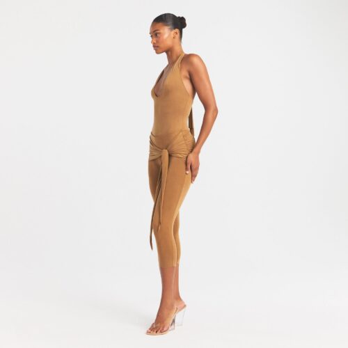 CUPRO JERSEY WRAP CAPRI