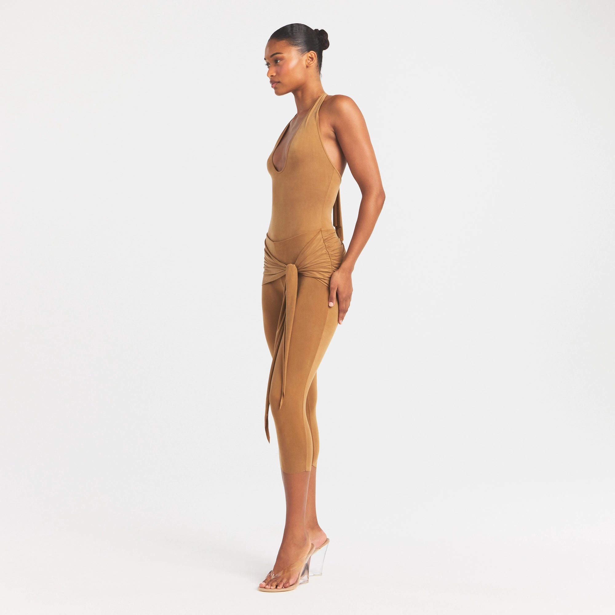 CUPRO JERSEY WRAP CAPRI