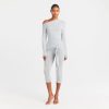 CUPRO JERSEY WRAP CAPRI