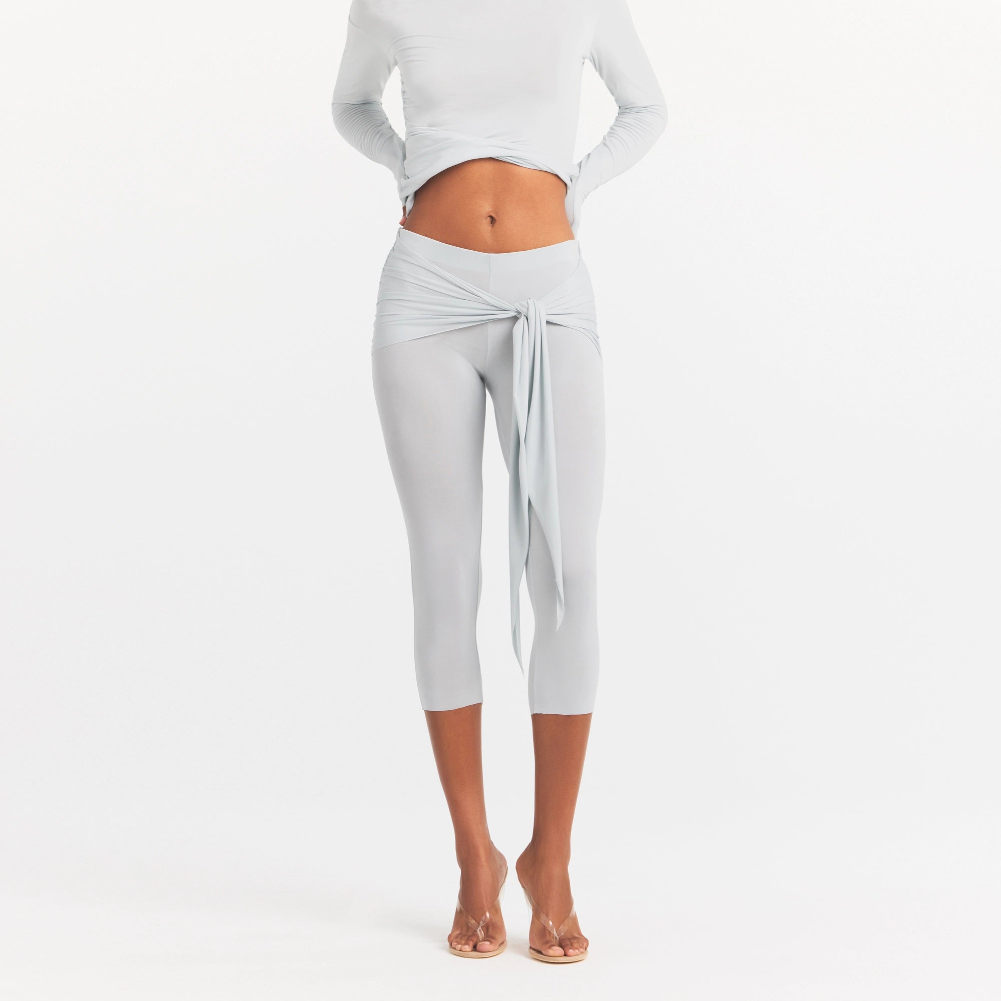 CUPRO JERSEY WRAP CAPRI