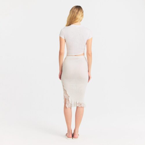 LACE MIDI SKIRT
