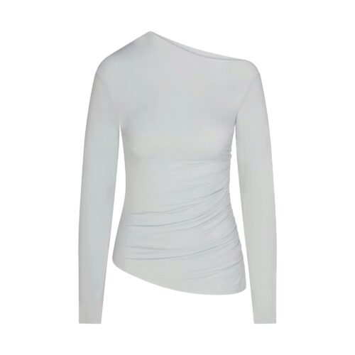 CUPRO JERSEY ASYMMETRICAL TOP