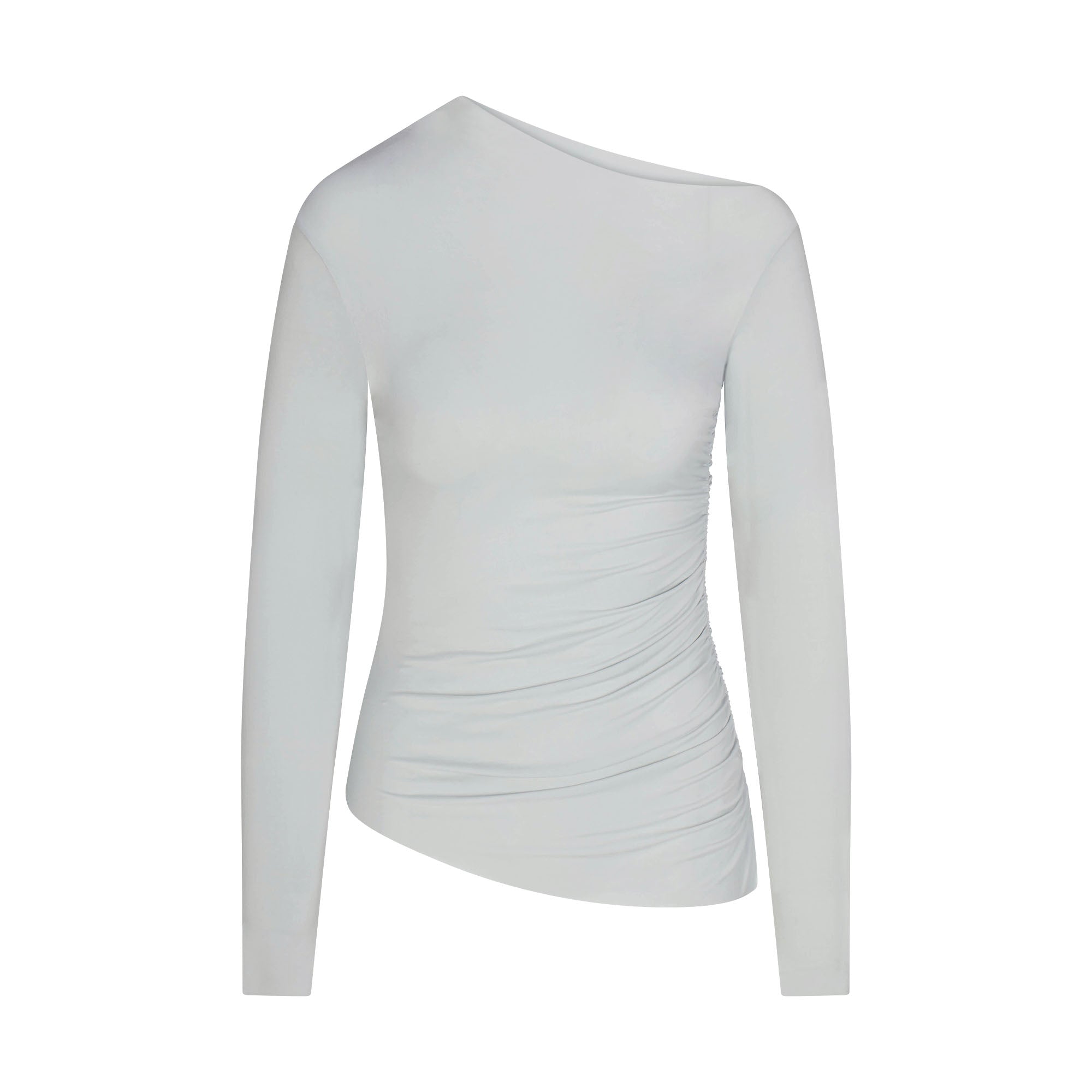 CUPRO JERSEY ASYMMETRICAL TOP