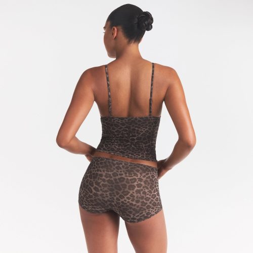 PICOT CAMI AND BOY SHORT SET